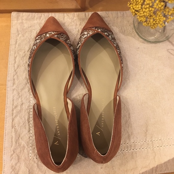 🍁Perfect fall Anthropologie tweed flats 🍂 - Picture 5 of 8